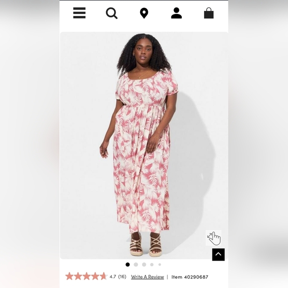 Maxi Challis Boat Neck Smocked Dress - Picture 4 of 11